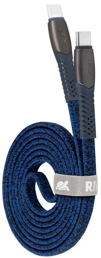 Кабель Type-C to Type-C RivaCase PS6105 BL12 1.2m (Blue)