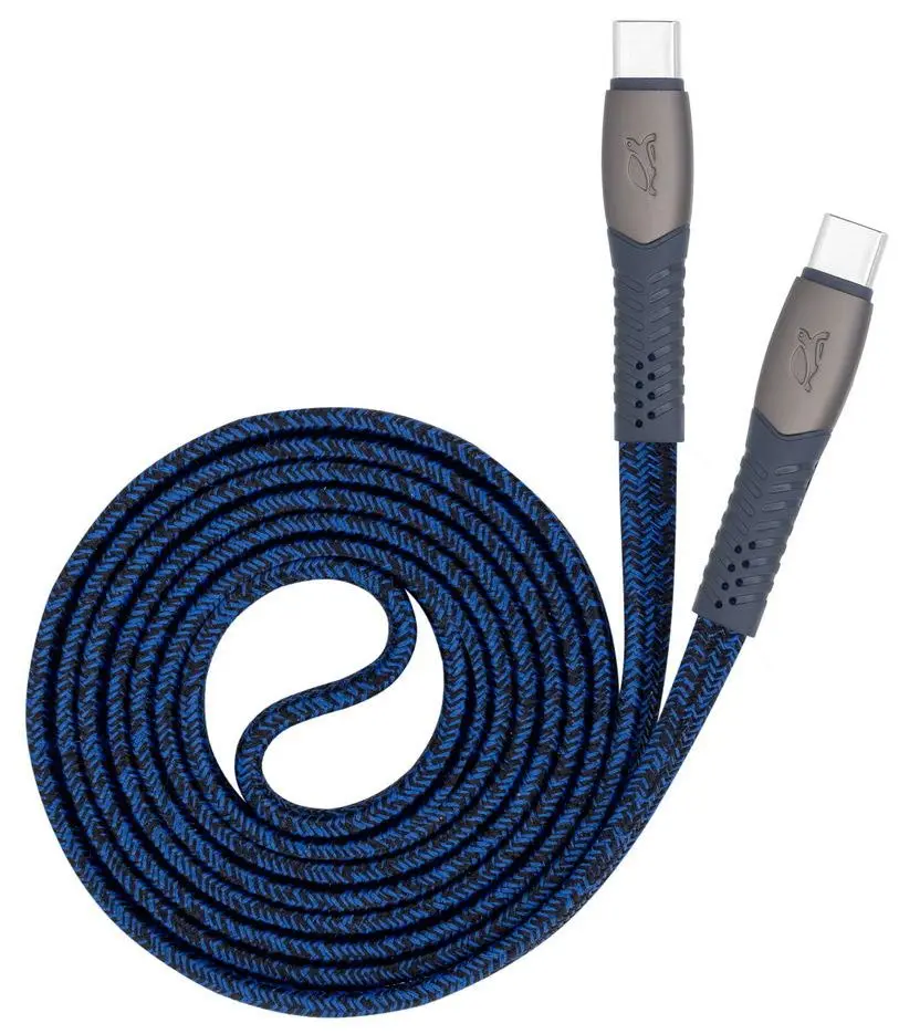 Кабель Type-C to Type-C RivaCase PS6105 BL12 1.2m (Blue)
