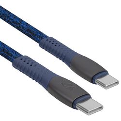 Кабель Type-C to Type-C RivaCase PS6105 BL12 1.2m (Blue) Thumb