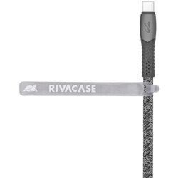 Cablu Type-C to Type-C Rivacase PS6105 GR12 1.2m (Grey) Thumb