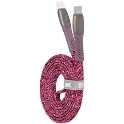 Cablu Type-C to Type-C RivaCase PS6105 RD12 1.2m (Red) Thumb
