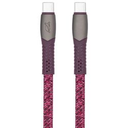 Cablu Type-C to Type-C RivaCase PS6105 RD12 1.2m (Red) Thumb