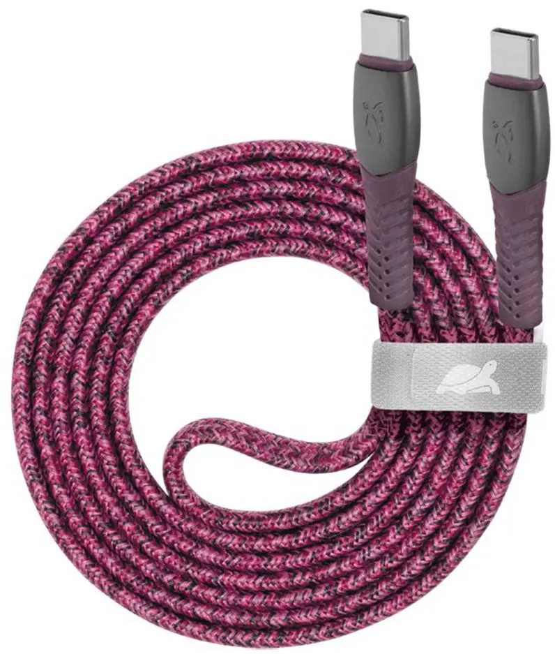 Cablu Type-C to Type-C RivaCase PS6105 RD12 1.2m (Red)