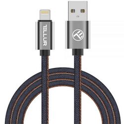 Кабель USB x Lightning Tellur 1m Blue (TLL155391)