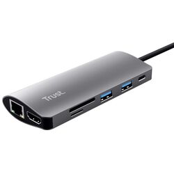 Adaptor 7in1 Trust Dalyx (SIlver) Thumb