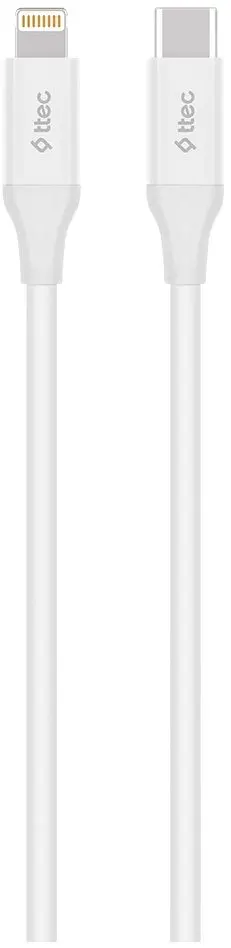 Кабель Type-C to Lightning Ttec 2DK40B 1.5m (White)