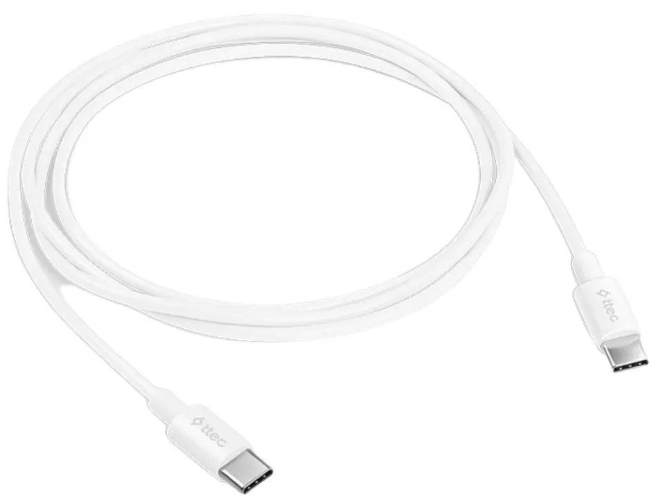 Cablu Type-C to Type-C Ttec 2DK36B 1m (White)