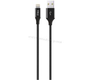 Cablu USB to Lightning Ttec Alumi XL 2DK19S 2m (Black)