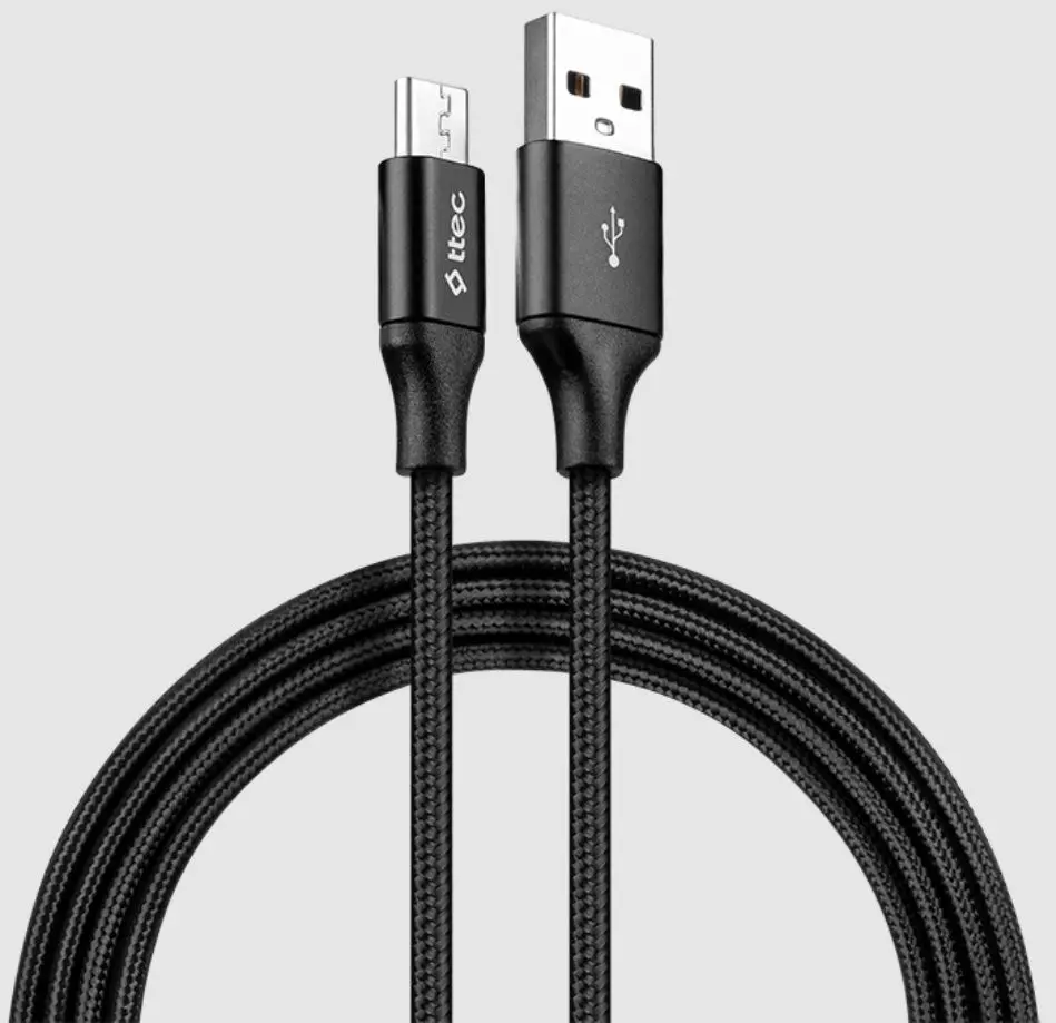 Cablu USB to Micro USB Ttec Alumi XL 2DK21S 2m (Black) - 3