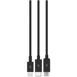 Кабель USB to Type-C Micro USB Type A Ttec Trio 2DK7521S 1.2m (Black) Thumb