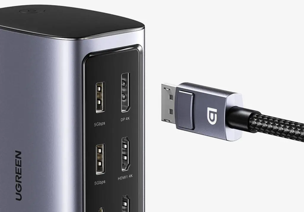 Док-станция Ugreen CM555 13в1 (Grey)