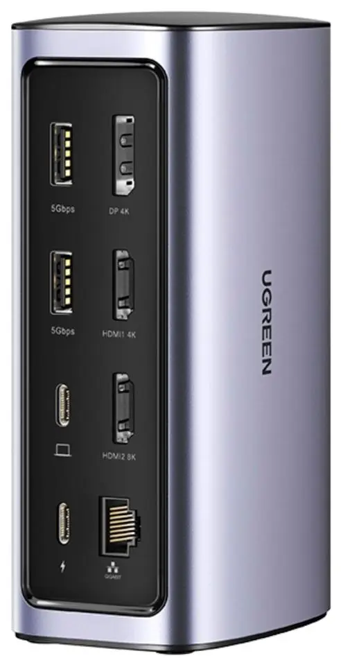 Док-станция Ugreen CM555 13в1 (Grey)