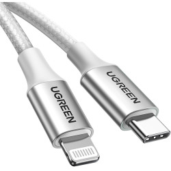 Cablu Type-C to Lightning Ugreen US304 1m (Silver)