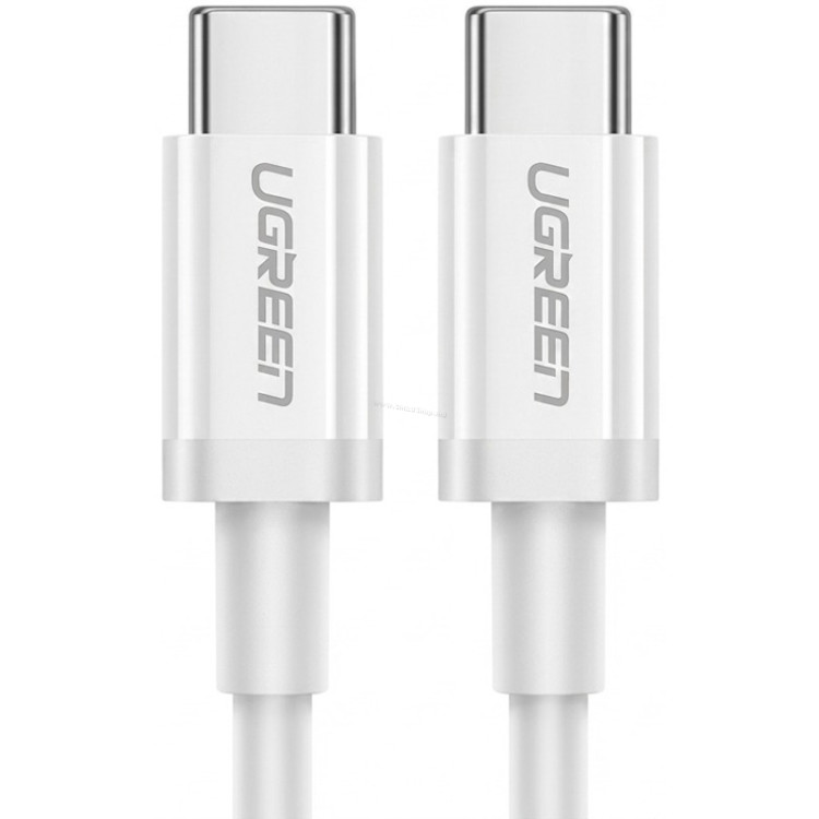 Кабель Type-C to Type-C Ugreen US300 60W 2м (White)