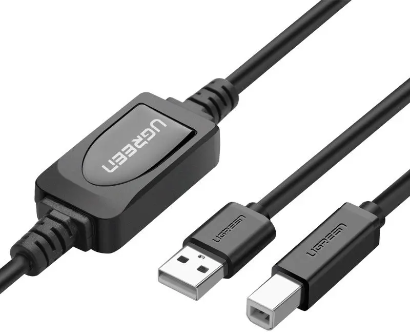Cablu USB to USB-B Ugreen US122 10374 10m (Black)