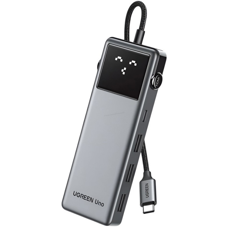 Разветлитель 6в1 Ugreen Uno CM889 (Space Gray)