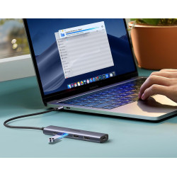 USB hub Ugreen 15495 (Space Gray) Thumb