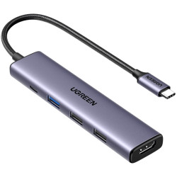 USB hub Ugreen 15495 (Space Gray)