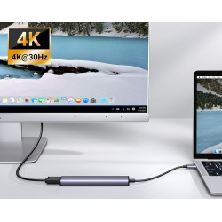 USB hub Ugreen 15495 (Space Gray) Thumb