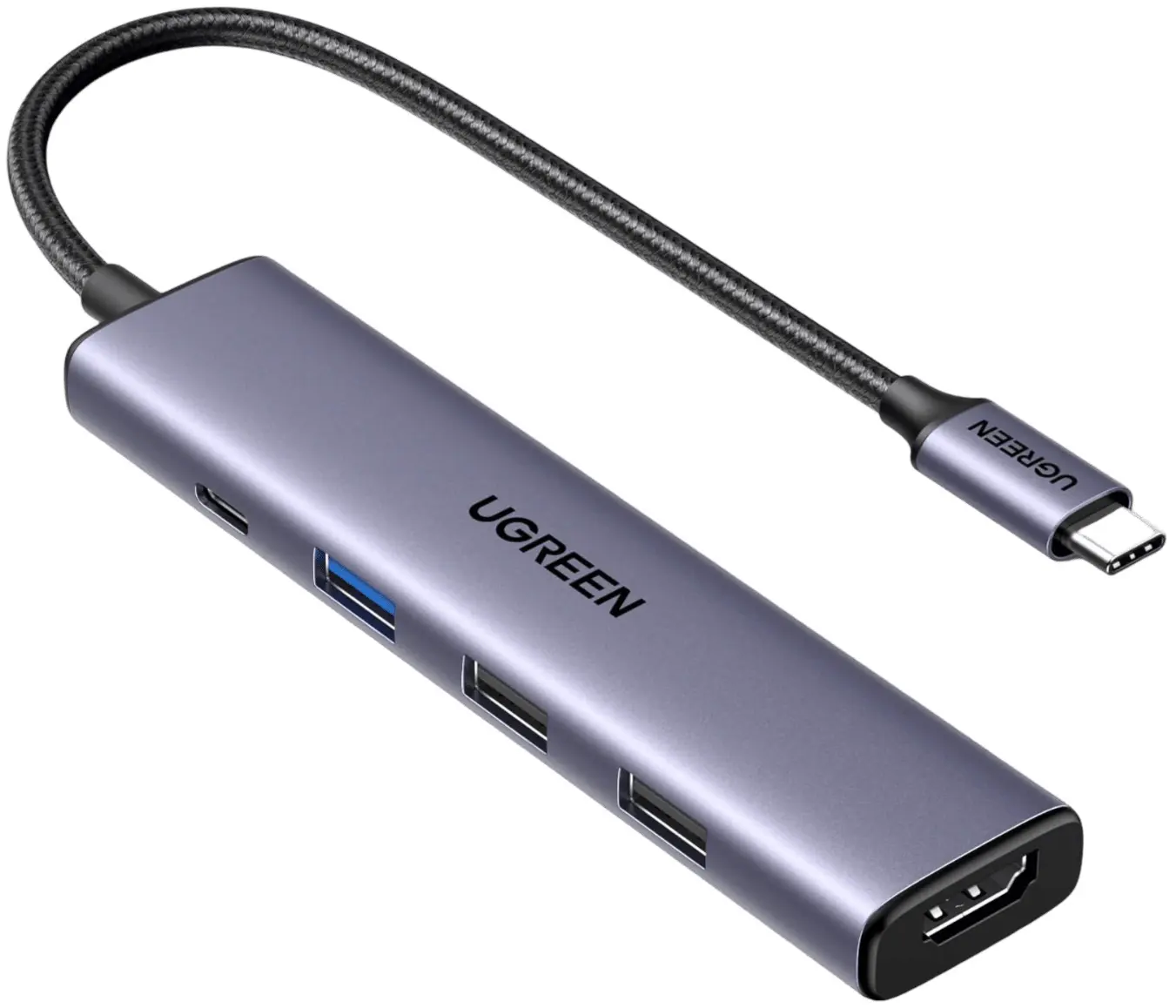 USB hub Ugreen 15495 (Space Gray)