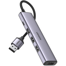 USB-концентратор Ugreen 20805 (Space Gray)