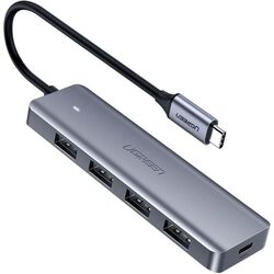 USB-концентратор Ugreen CM219 (Black/Grey)