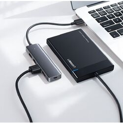 USB-концентратор Ugreen CM219 (Black/Grey) Thumb