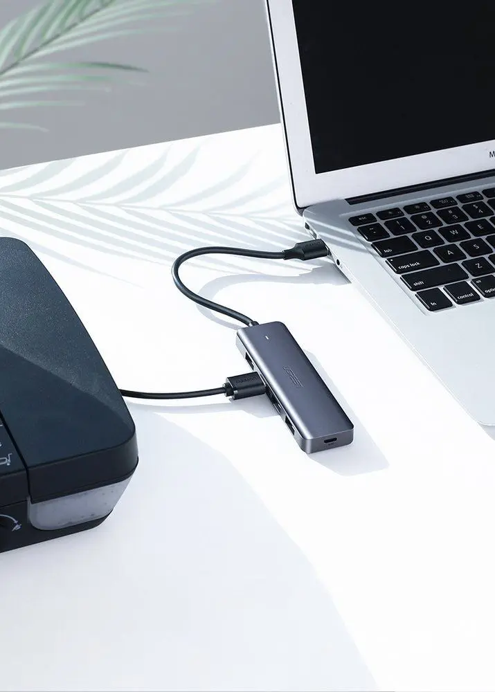 USB-концентратор Ugreen CM219 (Black/Grey) - 6