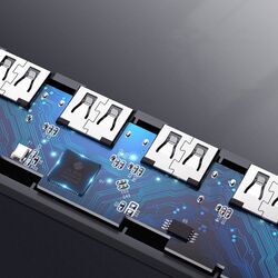 USB-концентратор Ugreen CM219 (Black/Grey) Thumb
