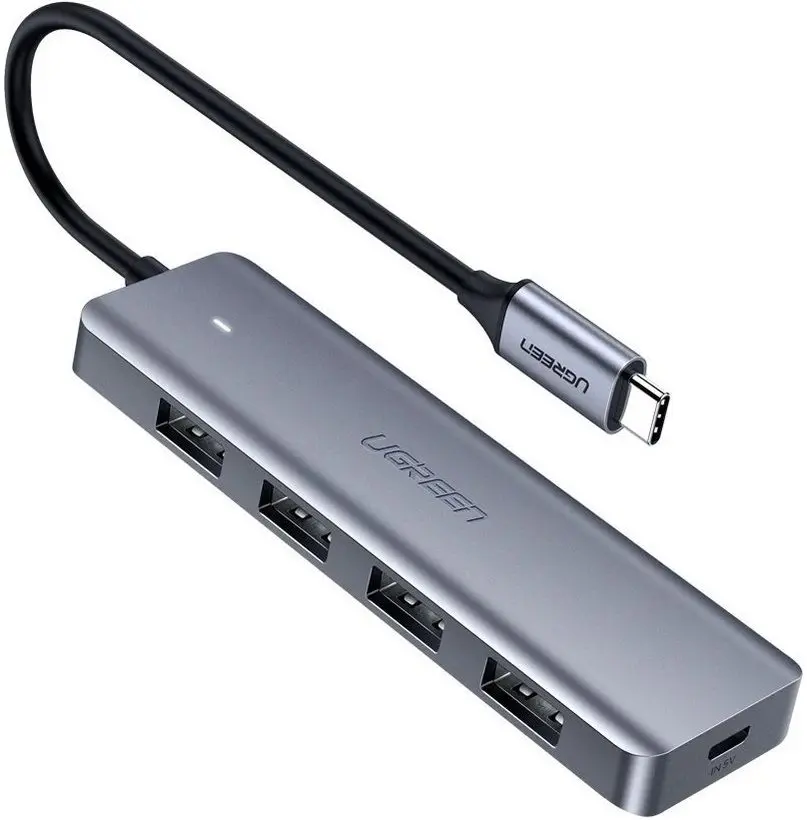 USB-концентратор Ugreen CM219 (Black/Grey)