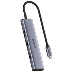 USB-концентратор Ugreen CM473 (Black/Grey) Thumb