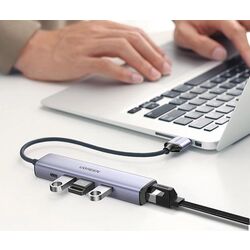 USB Hub Ugreen CM475 (Space Grey) Thumb