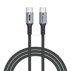 Кабель USB-C to USB-C Verbatim Sync & Charge 60W (Black)