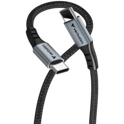 Кабель USB-C to USB-C Verbatim Sync & Charge (Black) Thumb
