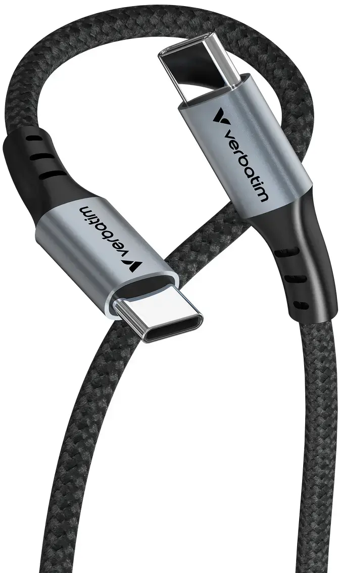 Кабель USB-C to USB-C Verbatim Sync & Charge USB4 (Black) - 2