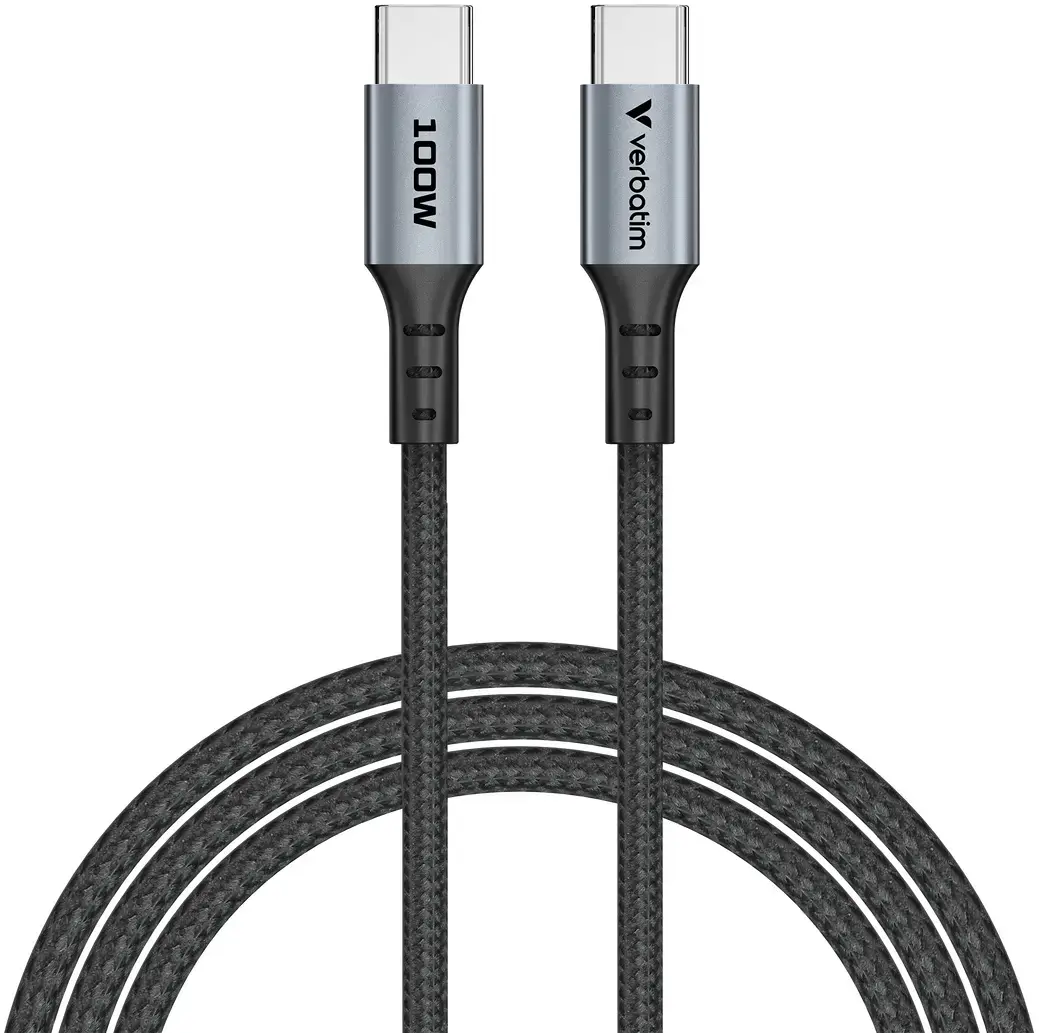 Кабель USB-C to USB-C Verbatim Sync & Charge USB4 (Black)