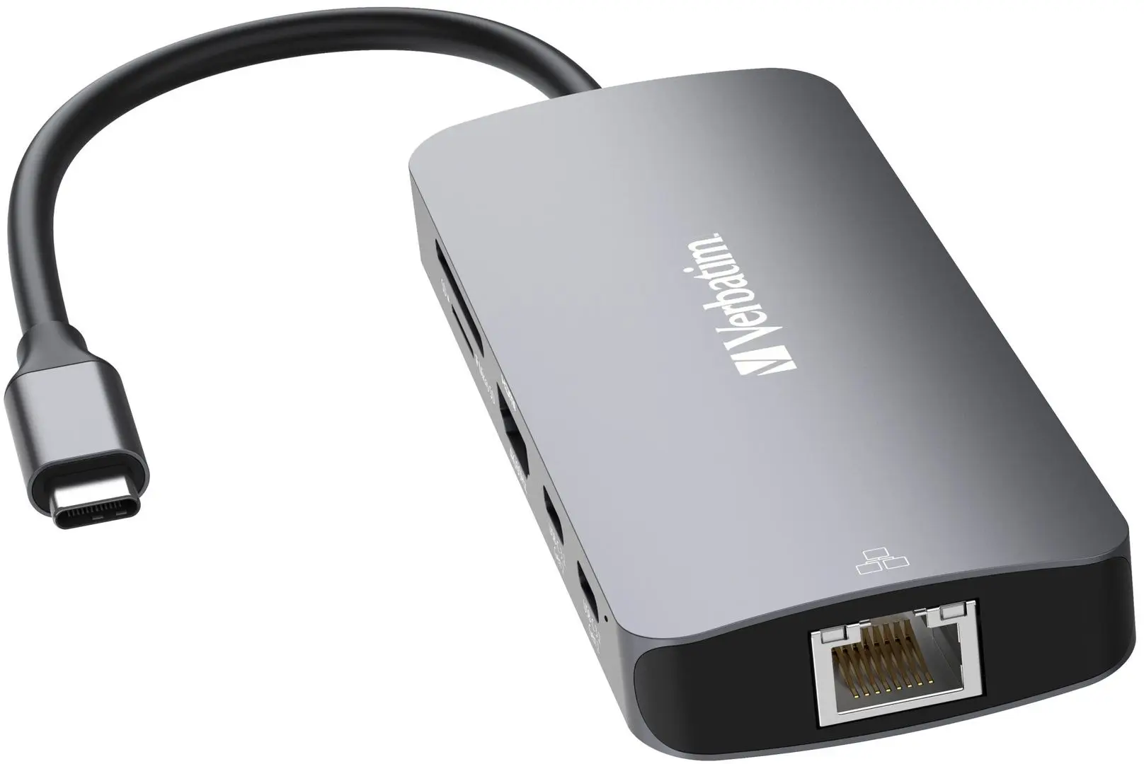 USB-концентратор Verbatim USB-C Pro CMH-09 (Grey)