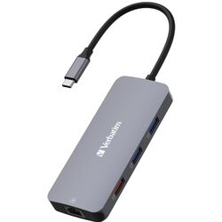 USB hub Verbatim USB-C Pro CMH-09 (Grey)
