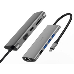 USB hub Wiwu Alpha 11 in 1 (Grey) Thumb