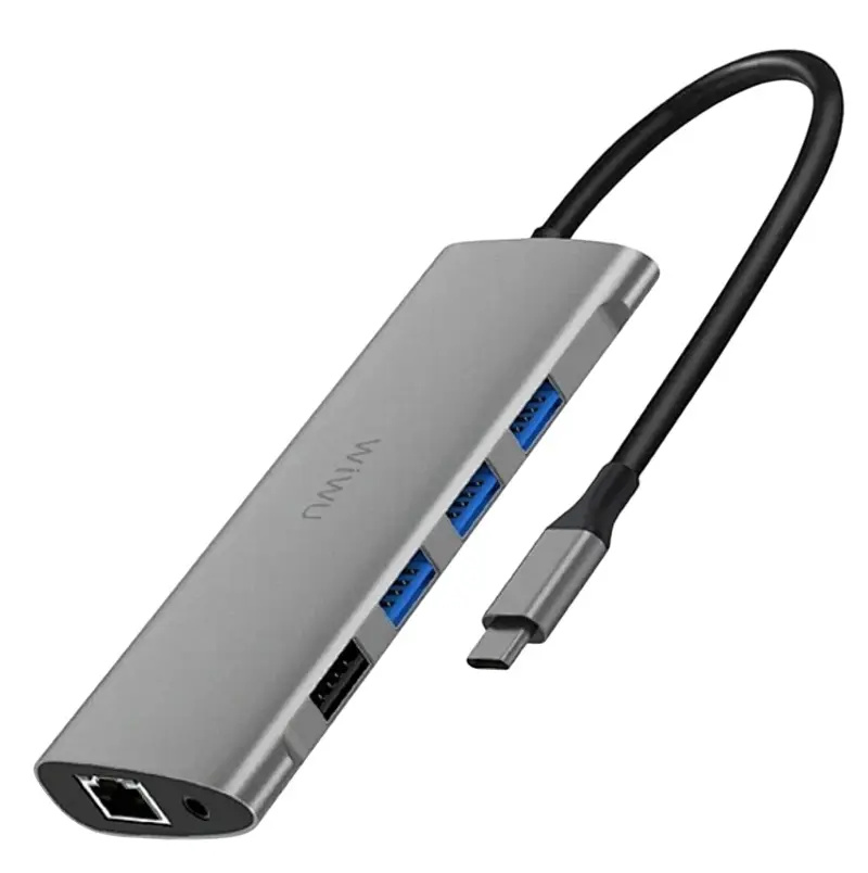 USB hub Wiwu Alpha 11 in 1 (Grey)