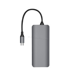 USB hub Wiwu Alpha 12 in 1 (Gray)
