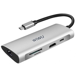 USB hub Wiwu Alpha 831HRT (Grey)