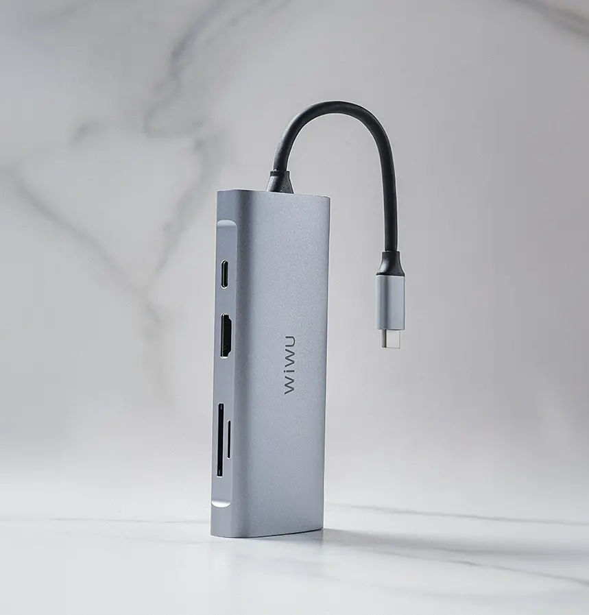 USB hub Wiwu Alpha 831HRT (Grey)