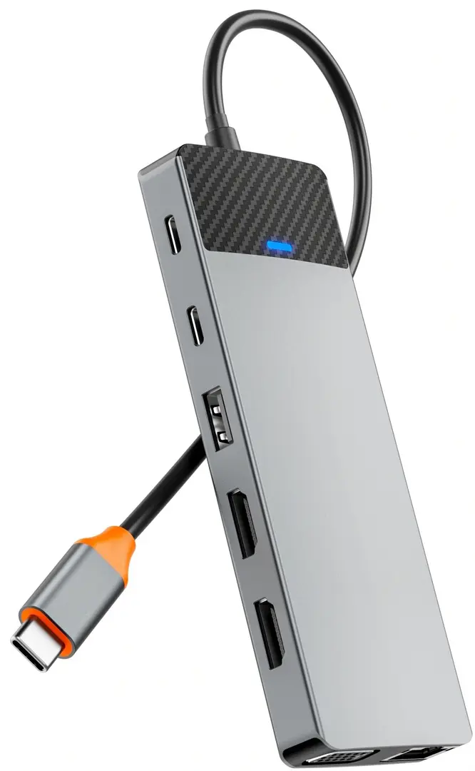 USB-концентратор Wiwu Linker A12 (Gray)