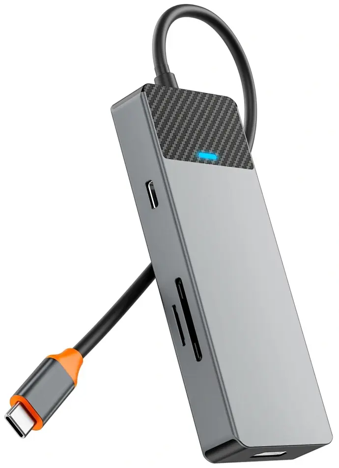 USB hub Wiwu Linker A721HD (Grey)