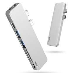 USB hub Wiwu T8 (Grey) Thumb