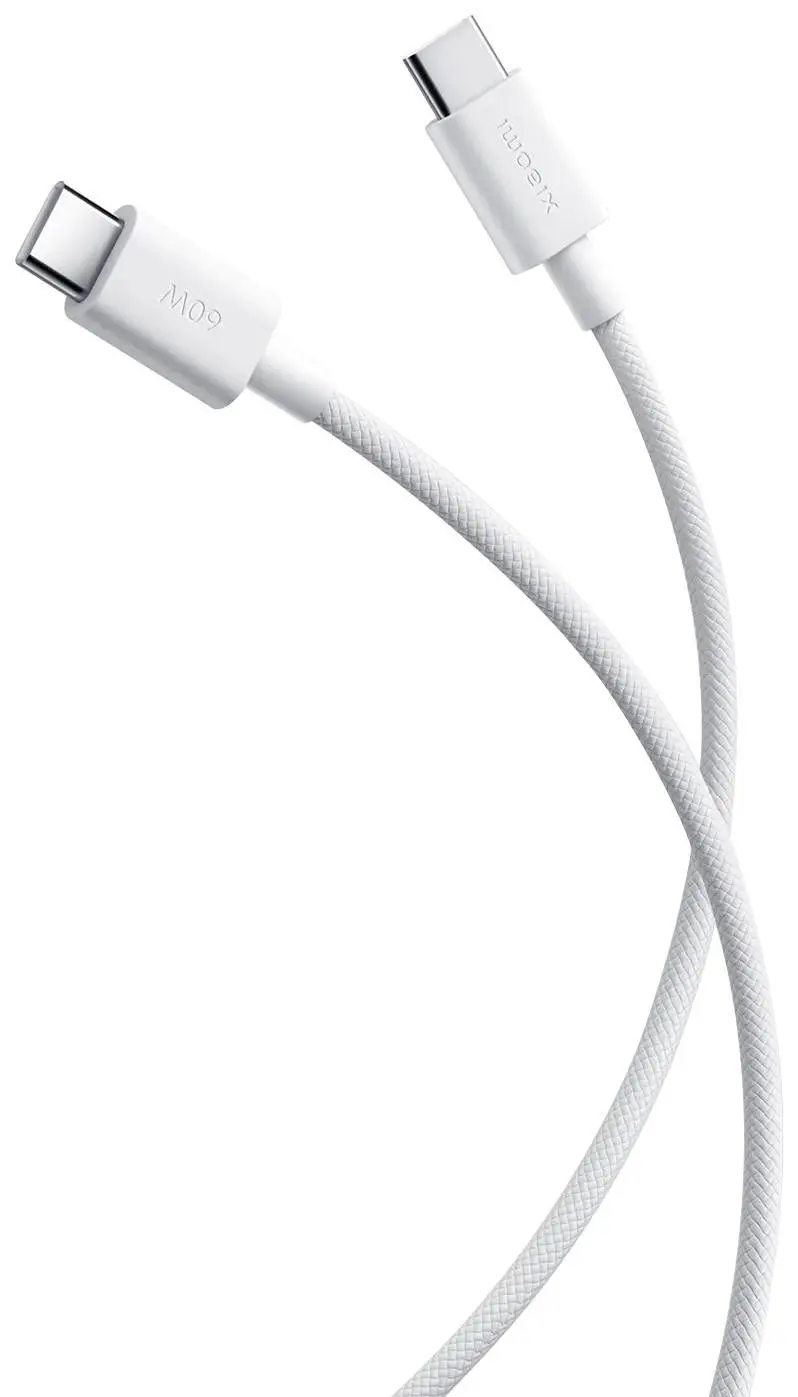 Кабель USB-C to USB-C Xiaomi 3A Braided 1м (White) - 2