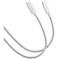 Кабель USB-C to USB-C Xiaomi 6A Braided 2м (White) Thumb