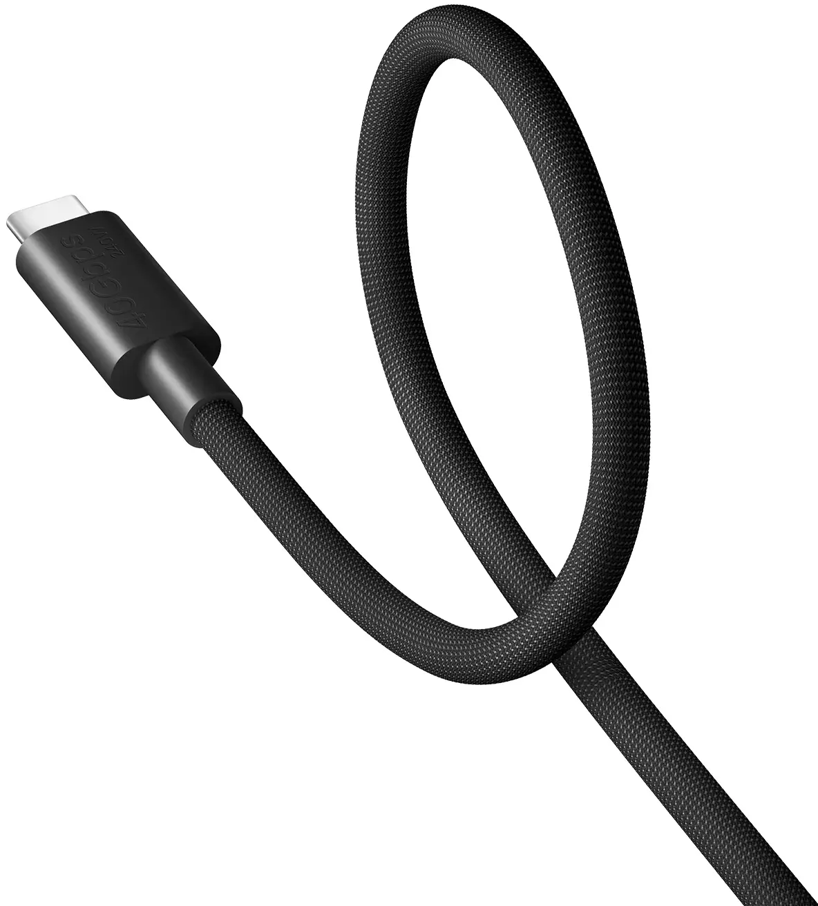 Cablu USB-C to USB-C Xiaomi 6A High-speed USB4 Braided 1m (Dark Gray) - 3