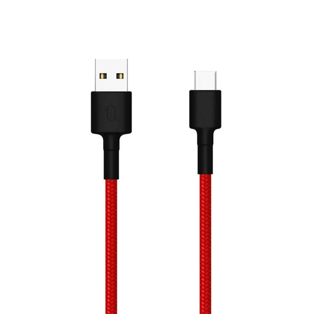 Cablu USB to Type-C Xiaomi Mi Braided 1m (Red)